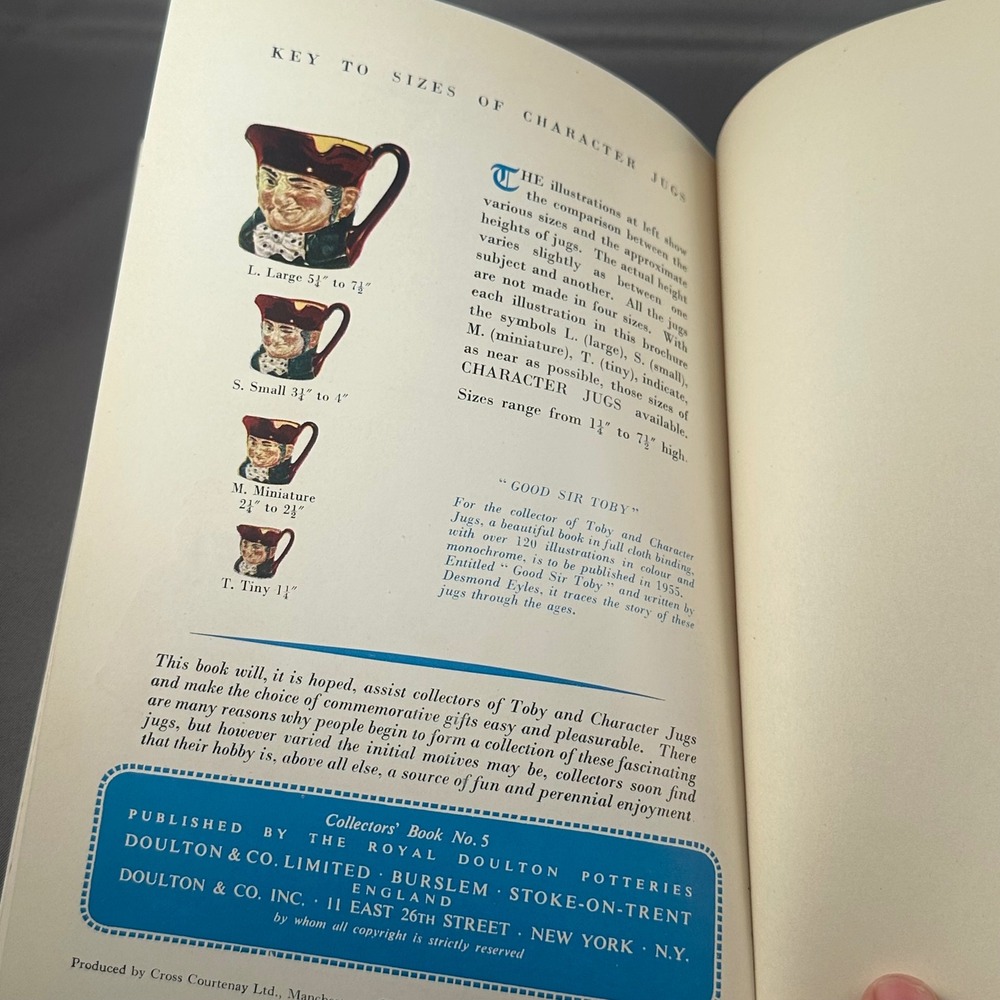 Royal Doulton Collectors Book No 5 Character and Toby Jugs Vintage Guide - Picture 7 of 9